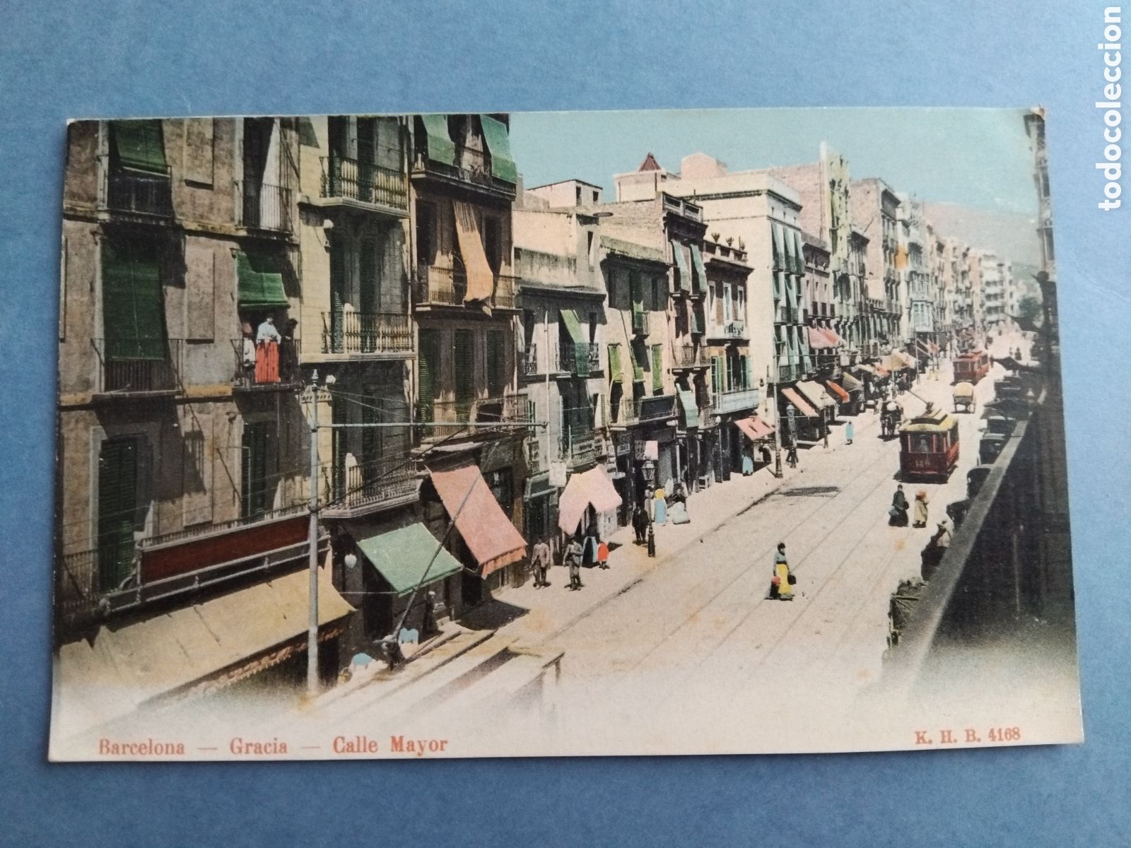 Postales: Postal Barcelona. Gracias, calle Mayor