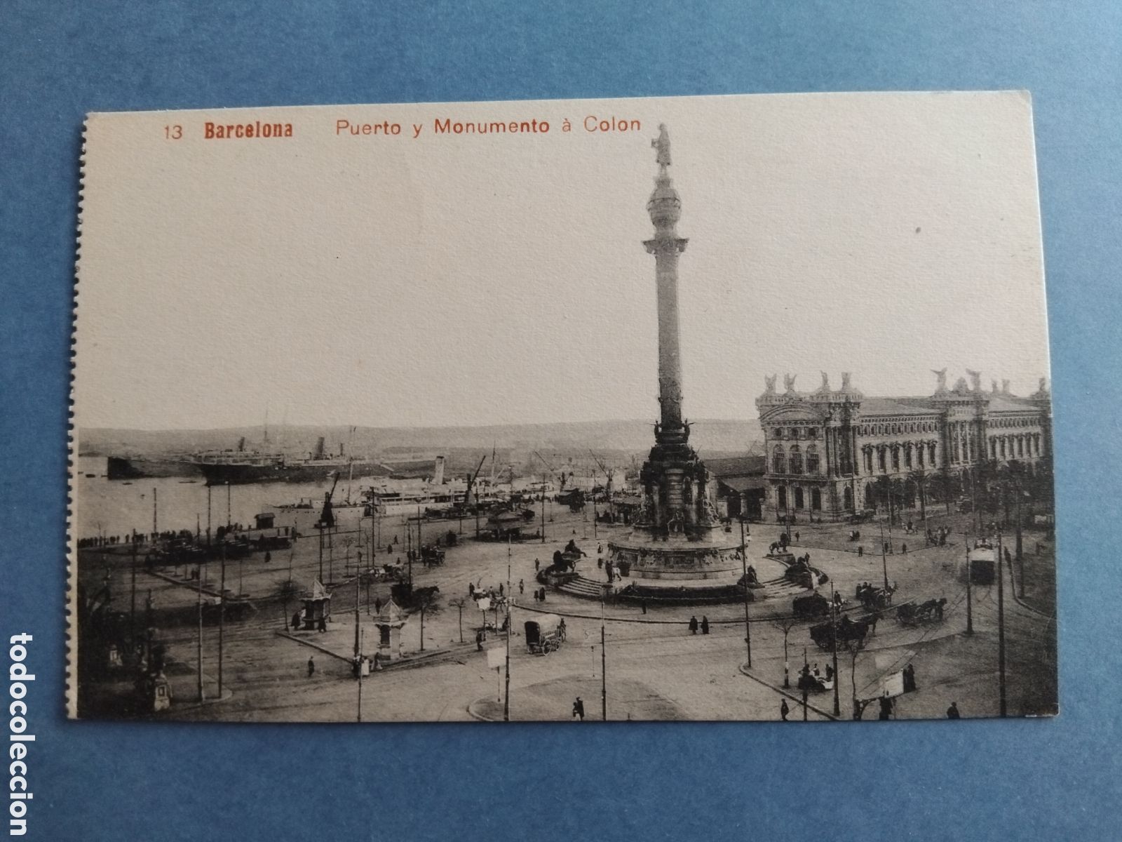 Postales: Postal Barcelona. Puerta y Monumento a Colon