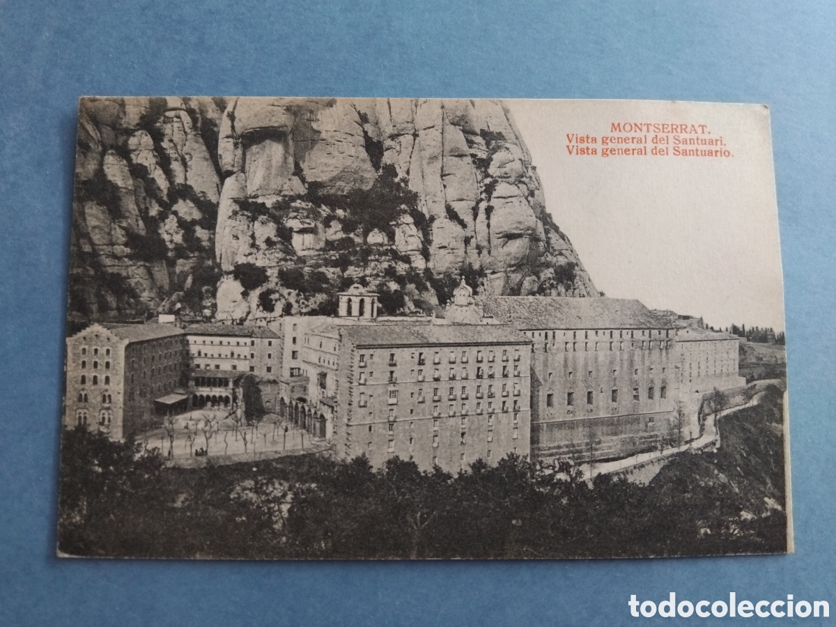 Postales: Postal Montserrat. Vista general del Santuario