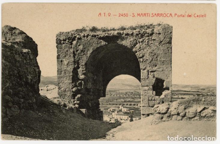 Postales: a11401 Sant Marti Sarroca Portal Del Castell Atv N&ordm;2450 sc