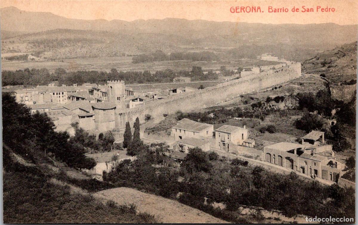 Postales: Gerona - Barrio de San Pedro - F. Thomas 3246 - 136x86mm