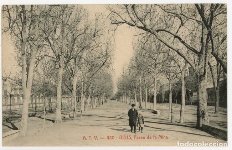 Postales: a11404 Reus Paseo De La Mina Atv N&ordm;440 sc