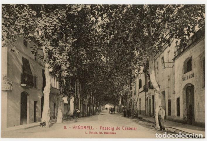 Postales: a11411 Vendrell Passeig De Castelar Roisin N&ordm;8 sc fabrica de alcohol