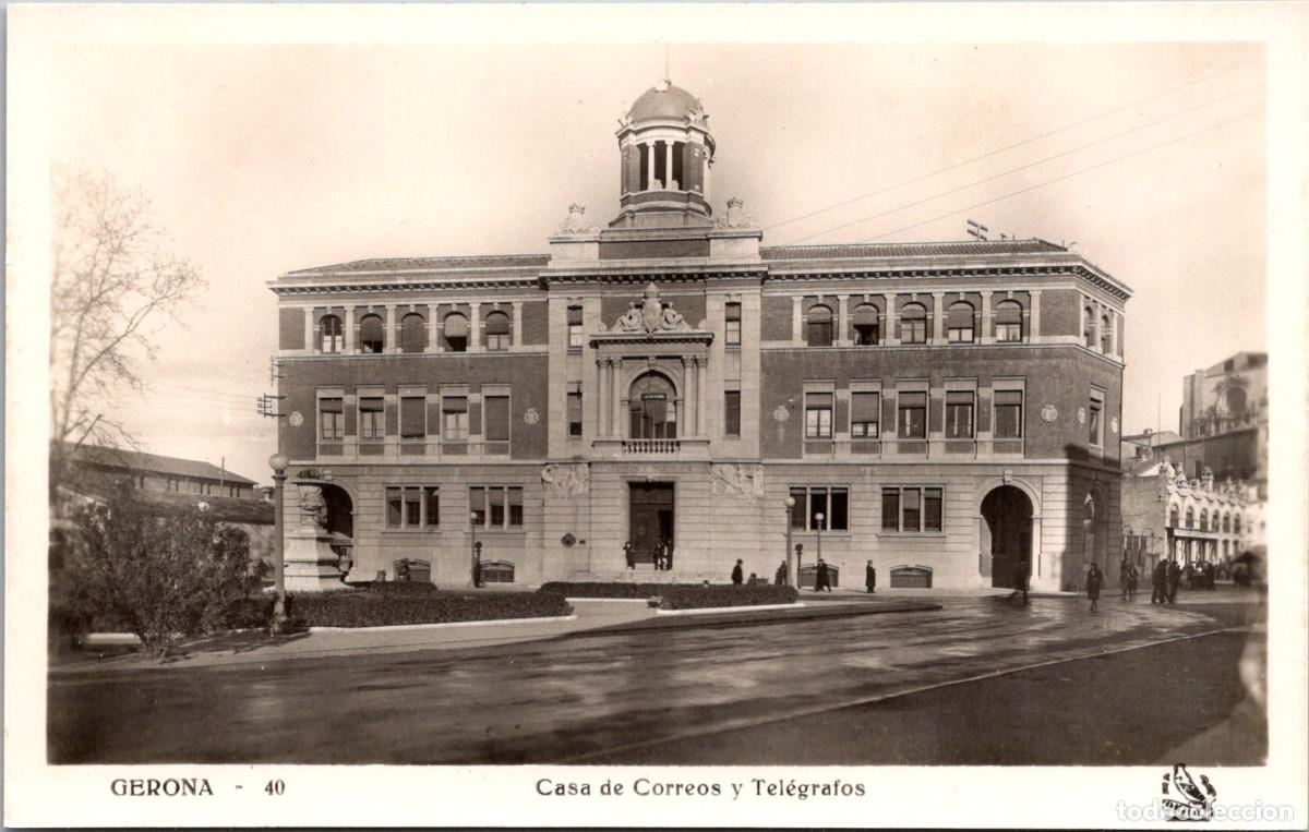 Postales: Gerona - Casa de Correos y Tel&eacute;grafos - Oriol 40 - 141x89mm