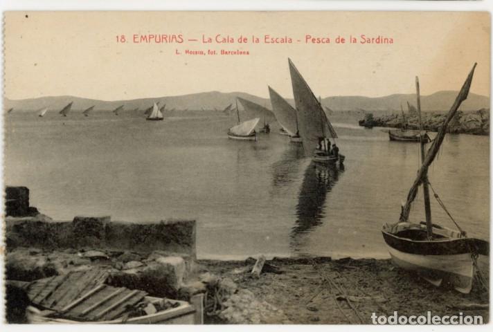 Postales: a11417 L'escala La Cala Pesca De La Sardina Roisin N&ordm;18 sc