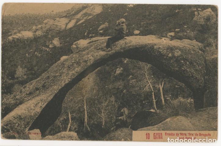 Postales: a11422 Gava Ermita De Ntra Sra De Brugues Pont Natural Roisin N&ordm;10 circulada 1919