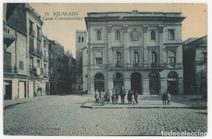Postales: a11428 Igualada Casas Consistoriales Roisin N&ordm;16 sc