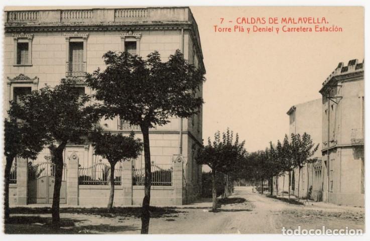 Postales: a11439 6758 Caldes De Malavella Torre Pla Y Deniel Y Carretera Estacion Thomas N&ordm;7 sc