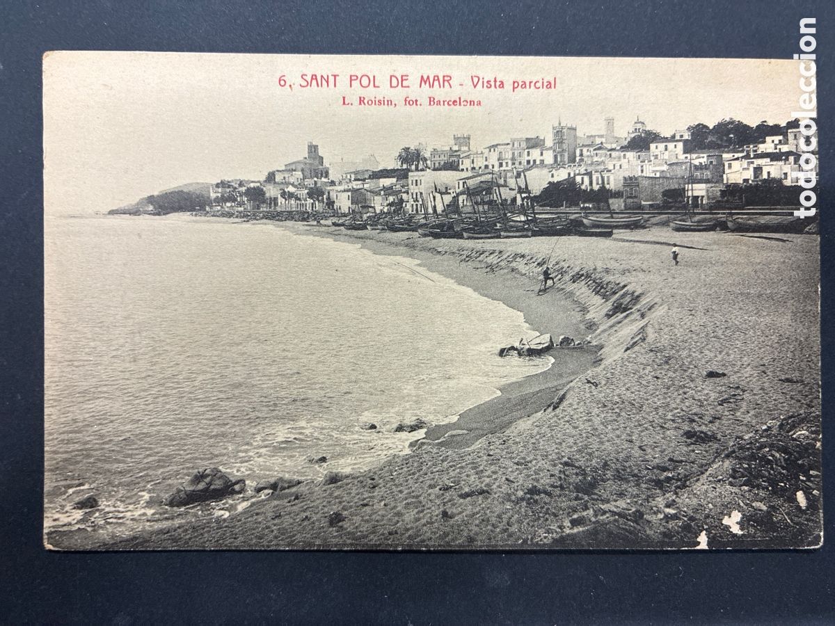 Postales: POSTAL SANT POL DE MAR VISTA PARCIAL ROISIN SIN CIRCULAR