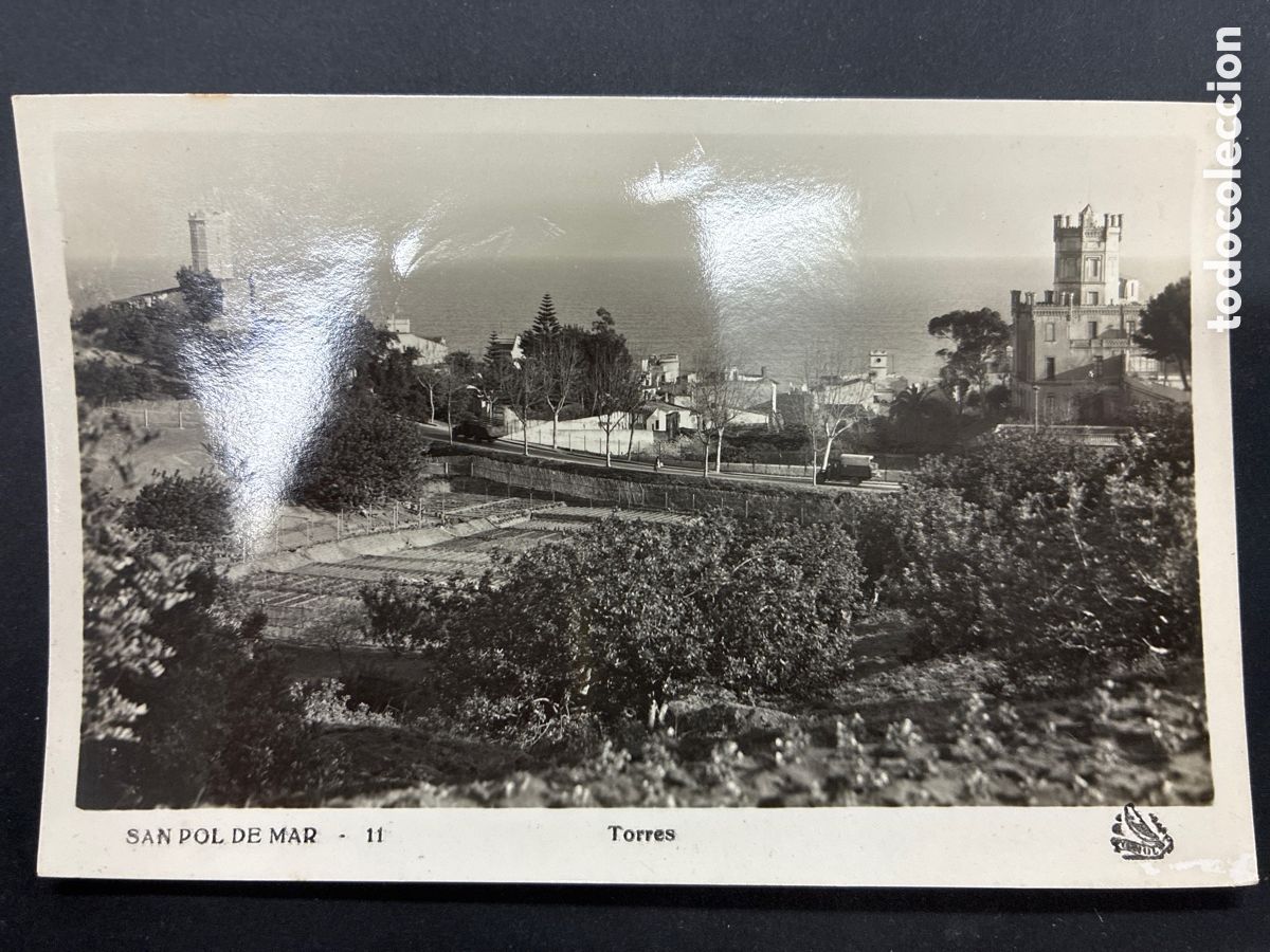 Postales: POSTAL SANT POL DE MAR TORRES SIN CIRCULAR
