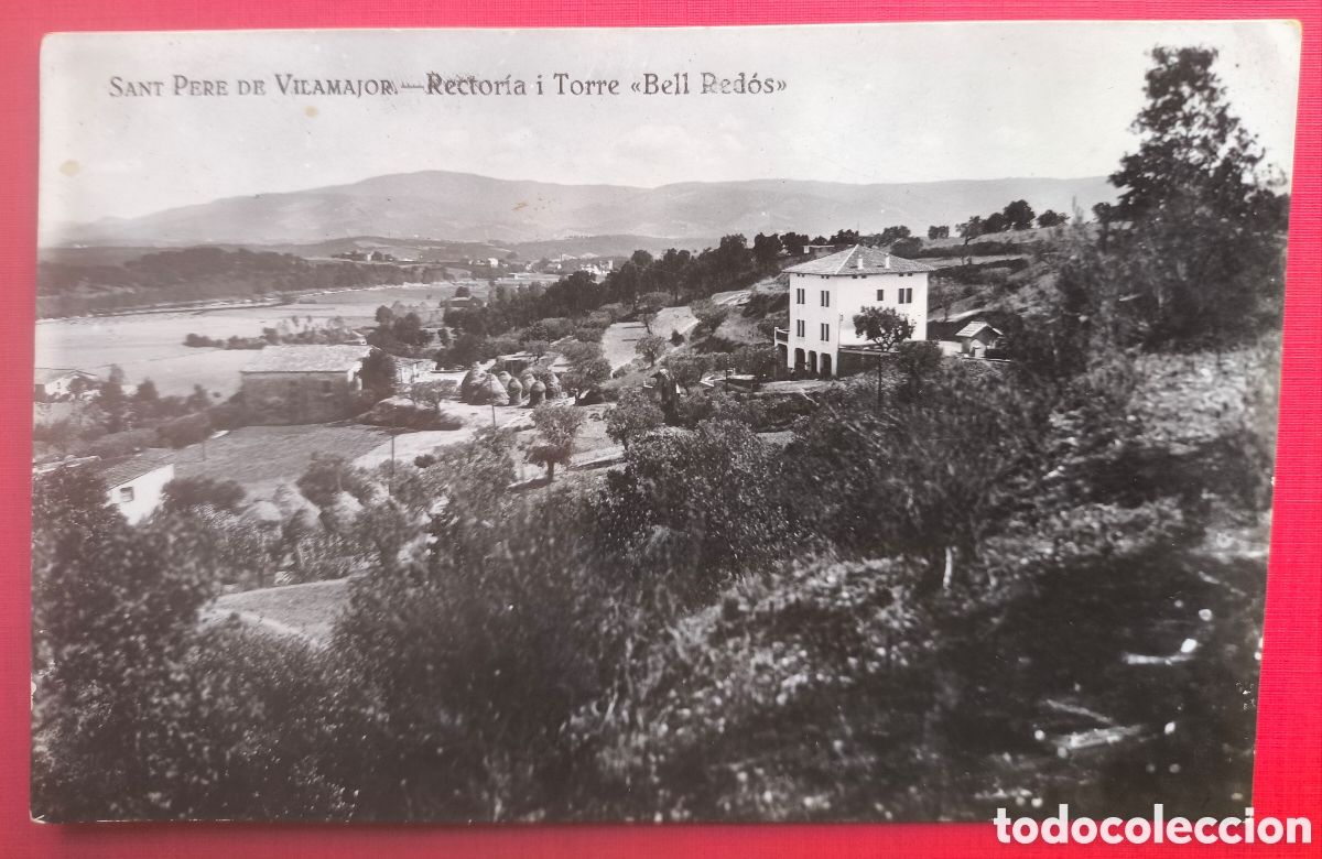 Cartes Postales: SANT PERE DE VILAMAJOR TORRE RED&Oacute;S POSTAL FOTOGR&Aacute;FICA VALL&Egrave;S 1933