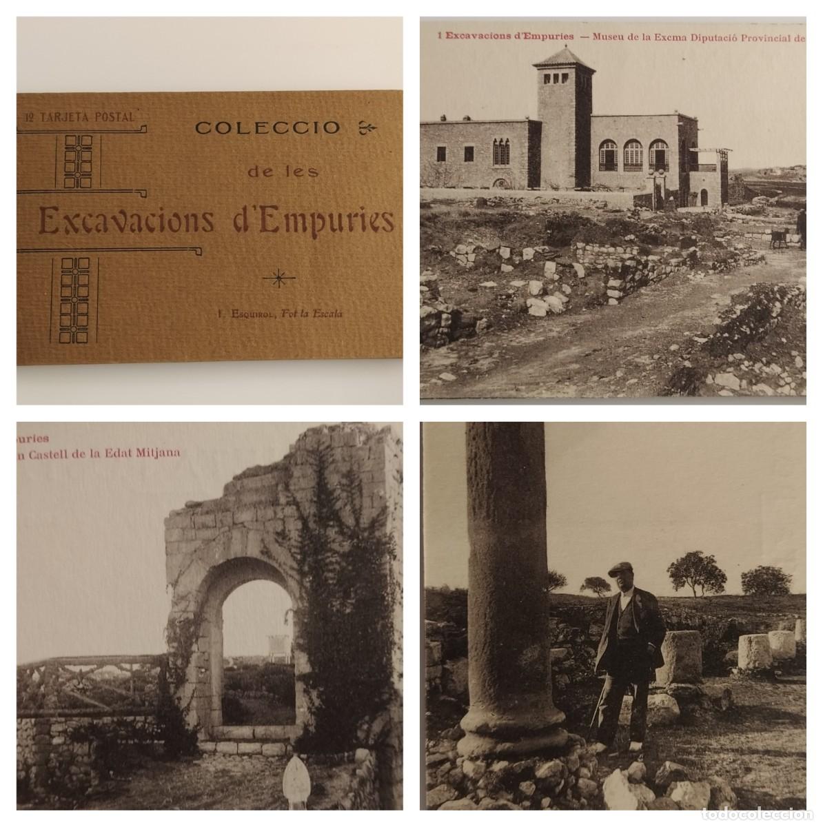 Postales: AMPURIAS - EXCAVACIONS D'EMPURIES - J. ESQUIROL FOTO - BLOC DE POSTALS ANTIGUES (116.727)
