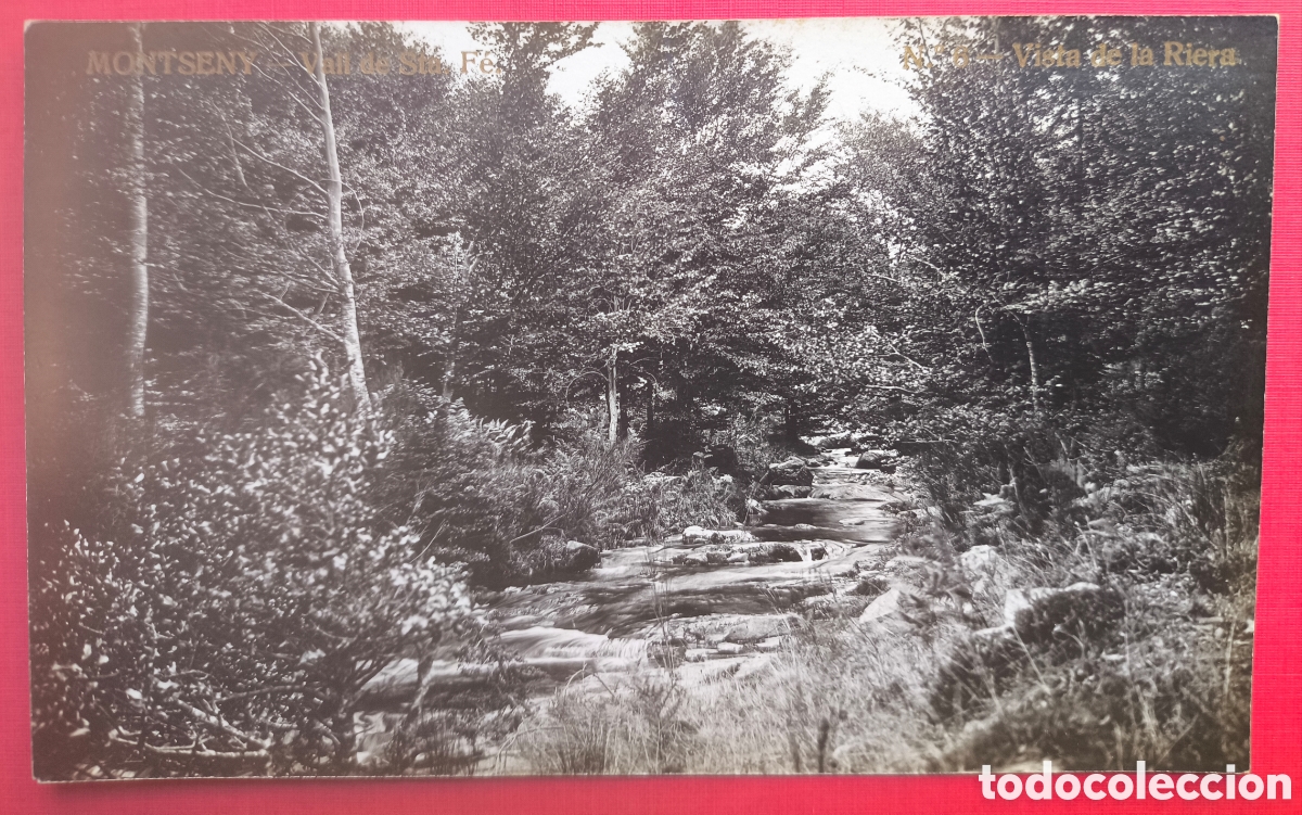 Postales: MONTSENY VALL STA. F&Eacute; VISTA DE LA RIERA POSTAL FOTOGR&Aacute;FICA C. 1920