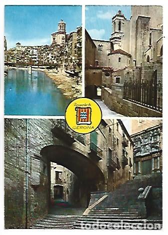 Postales: VISTA DE LA CIUDAD.- GIRONA - Foto 1