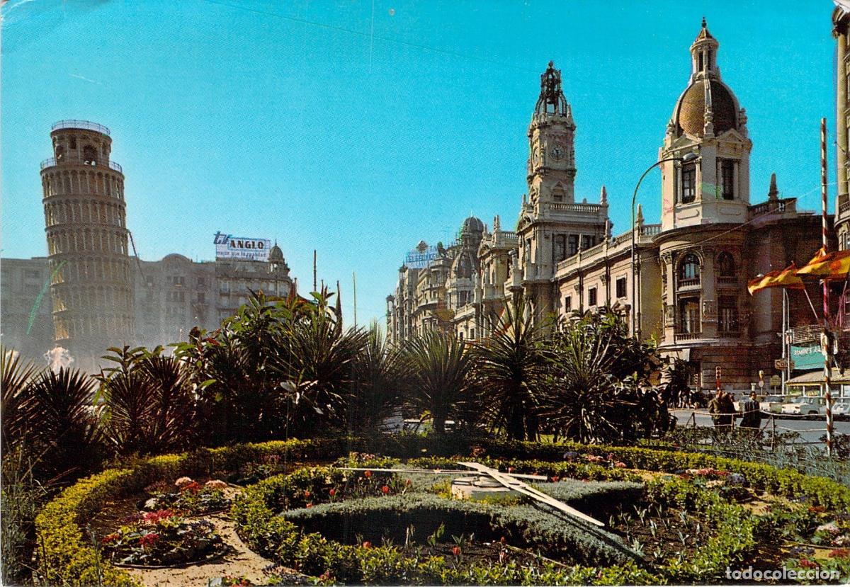 Postales: Postal de la Plaza del Caudillo en Barcelona - Foto 1