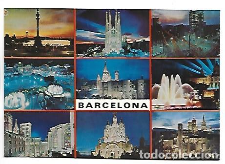 Postales: MULTIVISTAS DE BARCELONA - Foto 1