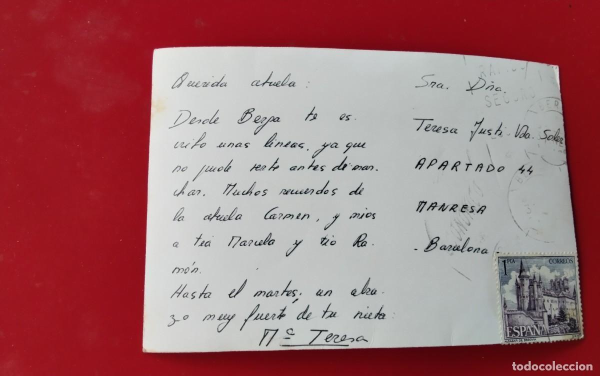 Postales: BERGA , POSTAL ANTIGUA , BLANCO Y NEGRO - Foto 3