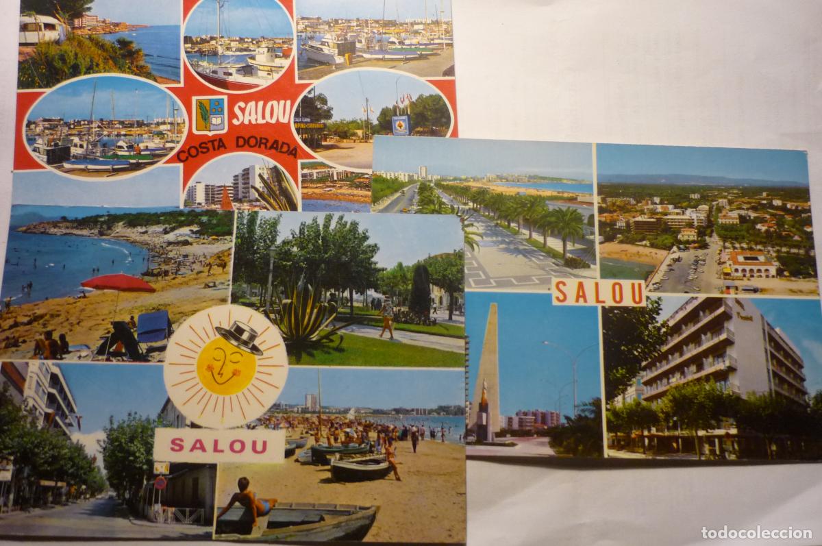 Postales: lote postales salou escrtas cm