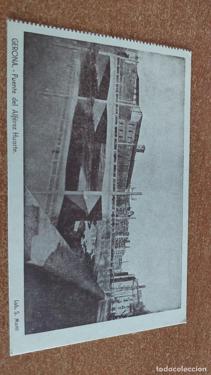 Postales: Postal Gerona Puente Alferez Huarte