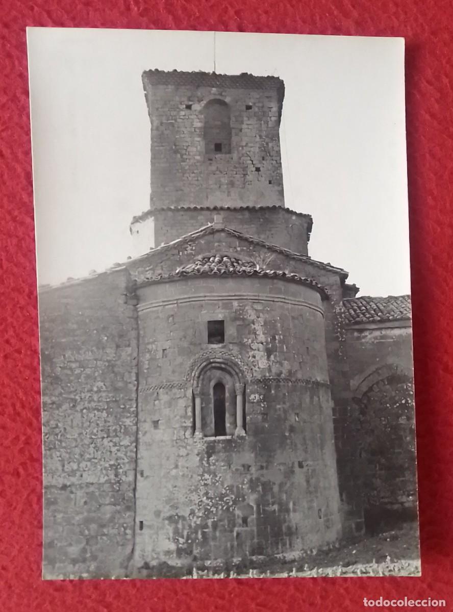 Postales: ANTIGUA POSTAL POST CARD STA. SANTA MAR&Iacute;A DE L&acute;ESTANY (BARCELONA) ABSIS &Aacute;BSIDE SEGLE XII FOTO RENOM.