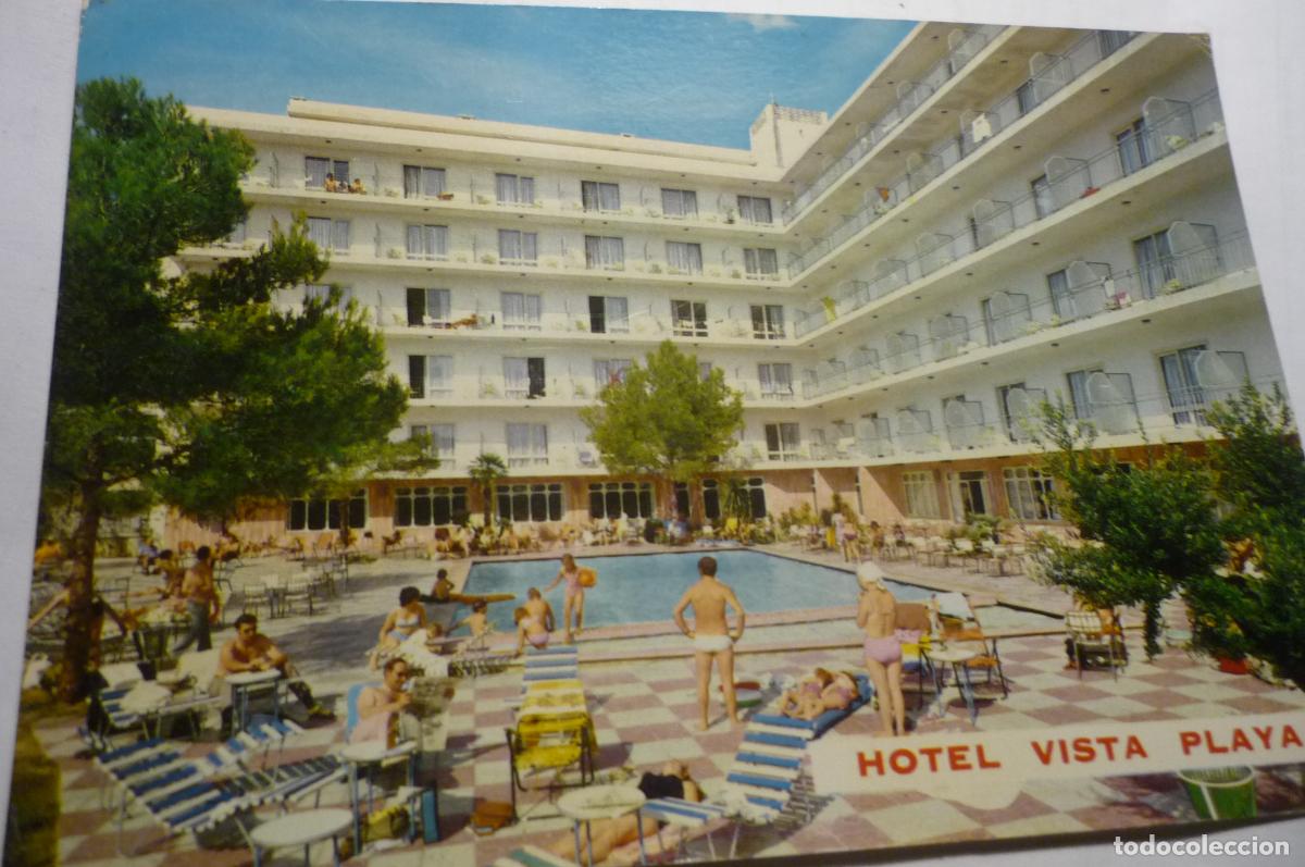 Postales: POSTAL SALOU HOTEL VISTA PLAYA CIRCULADA CM