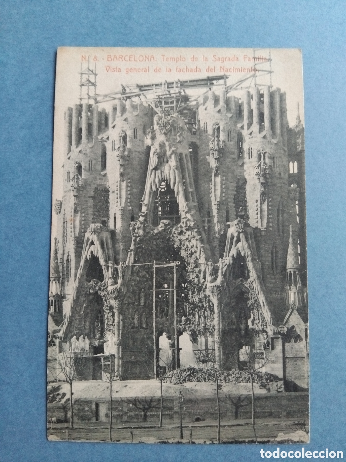 Postales: Postal Barcelona templo Sagrada Familia