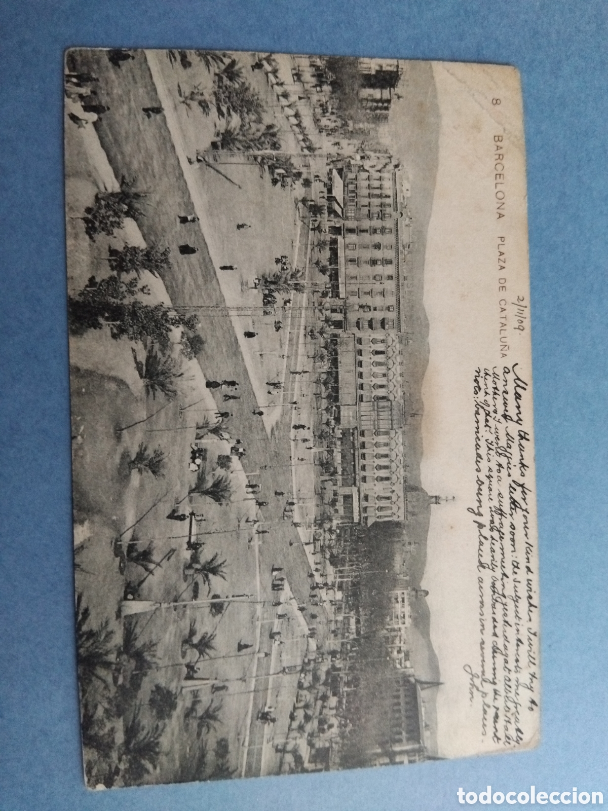 Postales: Postal Barcelona. Plaza de Catalu&ntilde;a