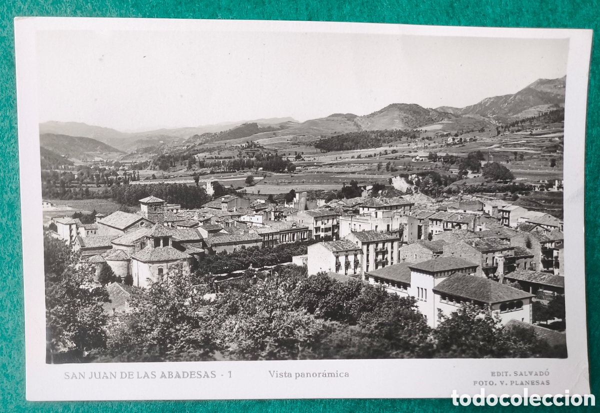 Postales: SANT JOAN DE LES ABADESSES POSTAL FOTOGR&Aacute;FICA ED. SALVAD&Oacute; FOTO PLANESAS GIRONA C. 1950