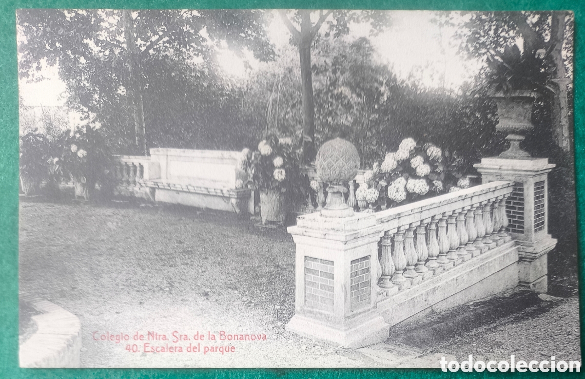 Postales: BARCELONA COL&middot;LEGI BONANOVA ESCALA PARC POSTAL FOTOTIPIA ATV C. 1920