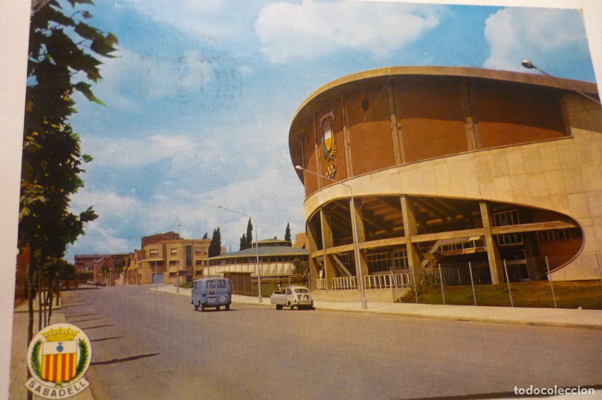 Postales: postal sabadell palacio deportes circulada cm