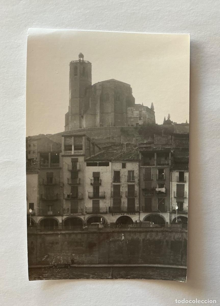 Postkarten: FOTOGRAF&Iacute;A FORMATO POSTAL VISTA E IGLESIA SANTA MAR&Iacute;A BALAGUER L&Eacute;RIDA LLEIDA