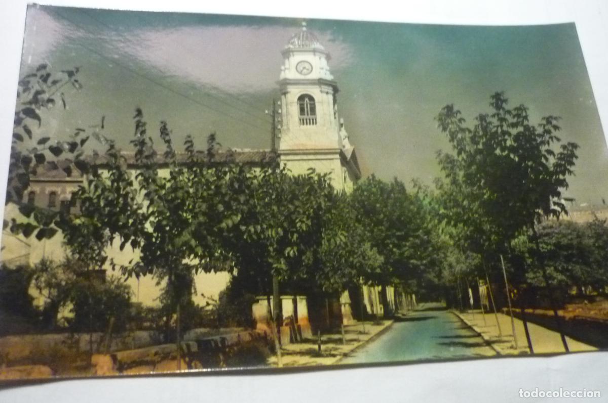 Postales: postal coloreada salou iglesia y campanario cm