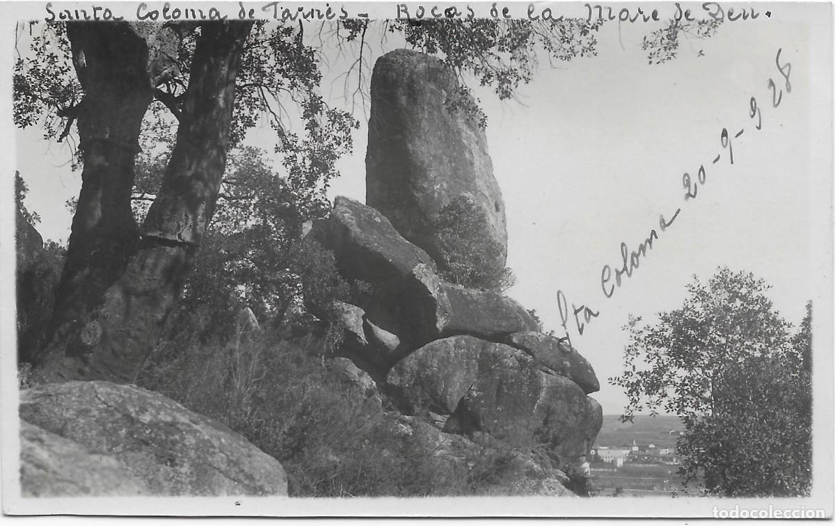 Postales: 6009 - SANTA COLOMA DE FARN&Eacute;S - ROCAS DE LA MARE DE DEU- DATA 1928