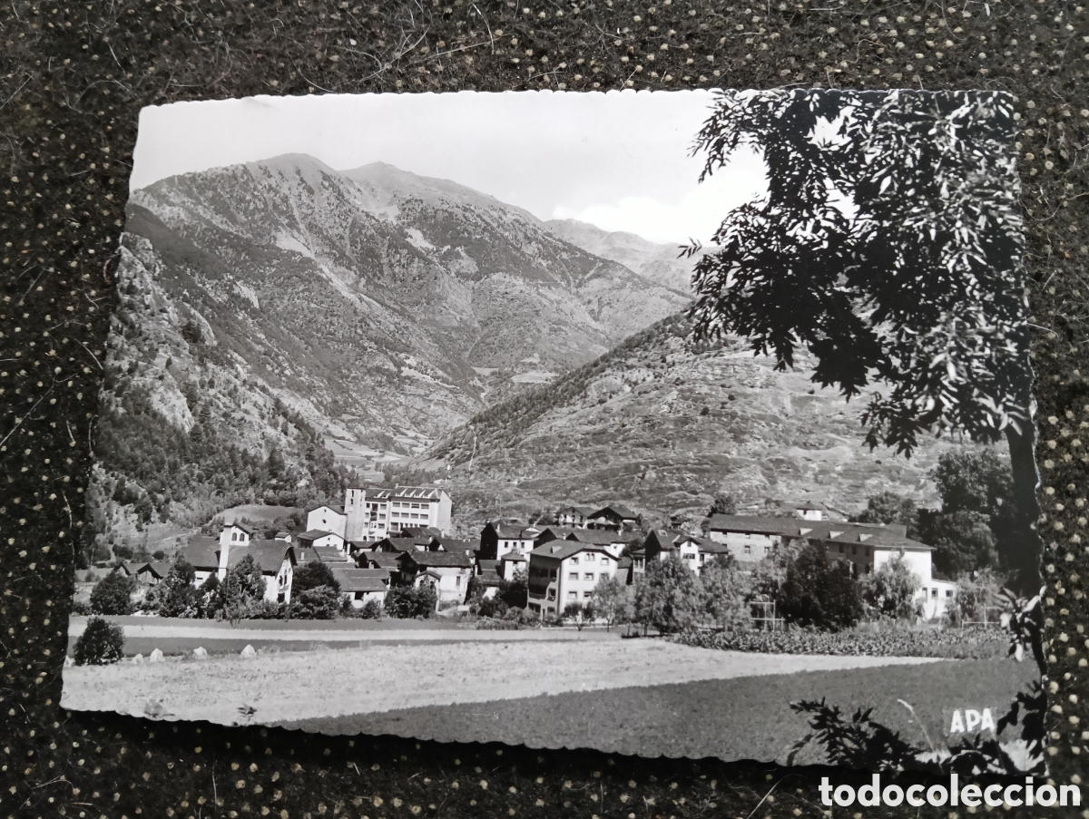 Postales: Postal de las Valls de Andorra, Ordino, vista general