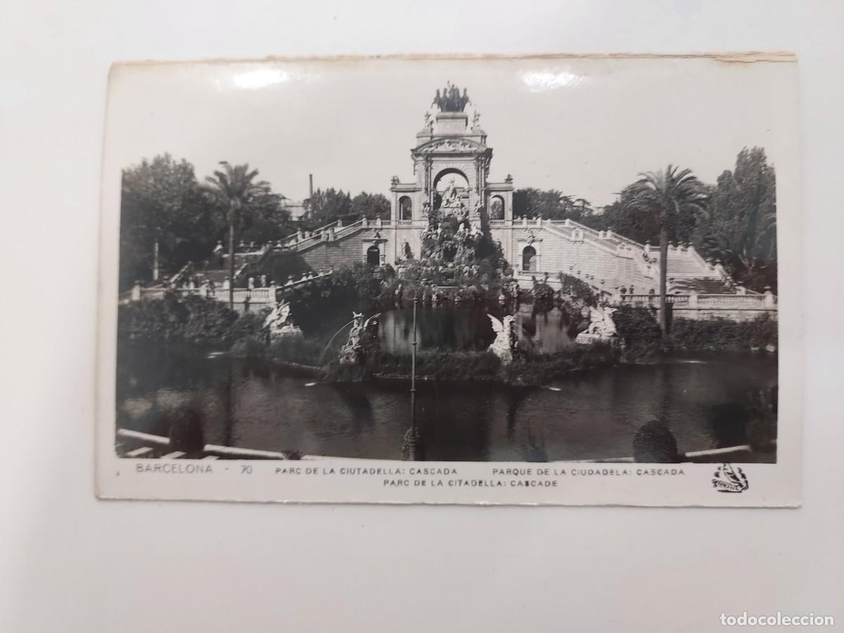 Postales: POSTAL BARCELONA PARQUE DE LA CIUDADELA CASCADA. SIN CIRCULAR. ORIOL 70