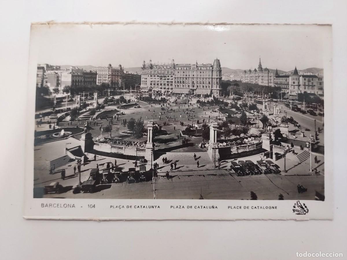 Postales: POSTAL BARCELONA PLAZA DE CATALU&Ntilde;A. SIN CIRCULAR. ORIOL 104