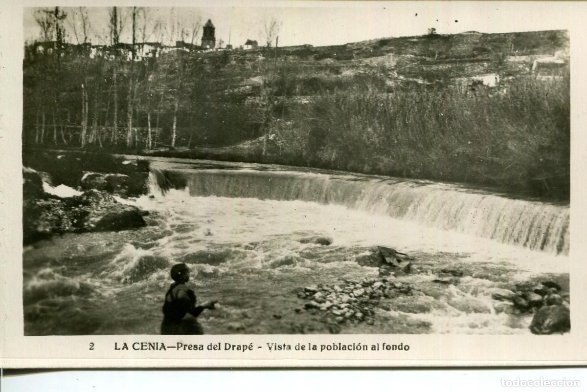 Postais: LA CENIA-PRESA DEL DRAP&Eacute;-VISTA PARCIAL DE LA POBLACI&Oacute;N