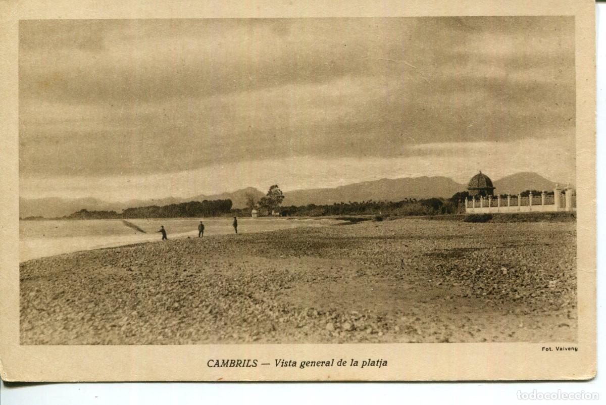 Postais: CAMBRILS-VISTA GENERAL DE LA PLAYA-FOTO VALVENY