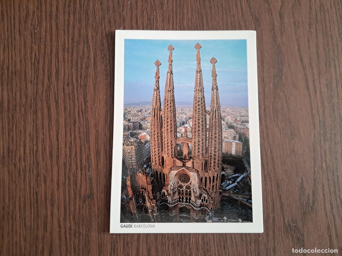 Postales: postal de Espa&ntilde;a, templo de la sagrada familia, Gaud&iacute;, Barcelona. triangle postals. a&ntilde;o 2000.