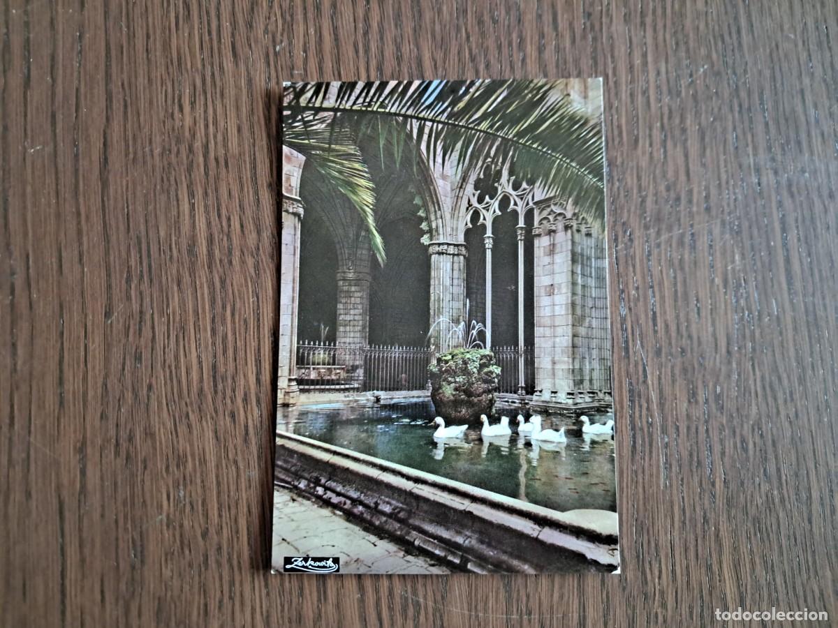 Postales: postal de Espa&ntilde;a, catedras, claustro y ocas, Barcelona 2.092.
