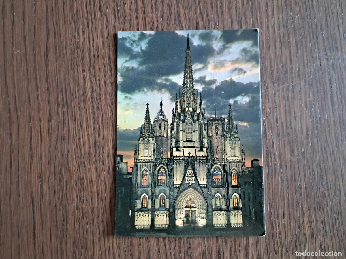 Postales: postal de Espa&ntilde;a, la catedral, Barcelona.