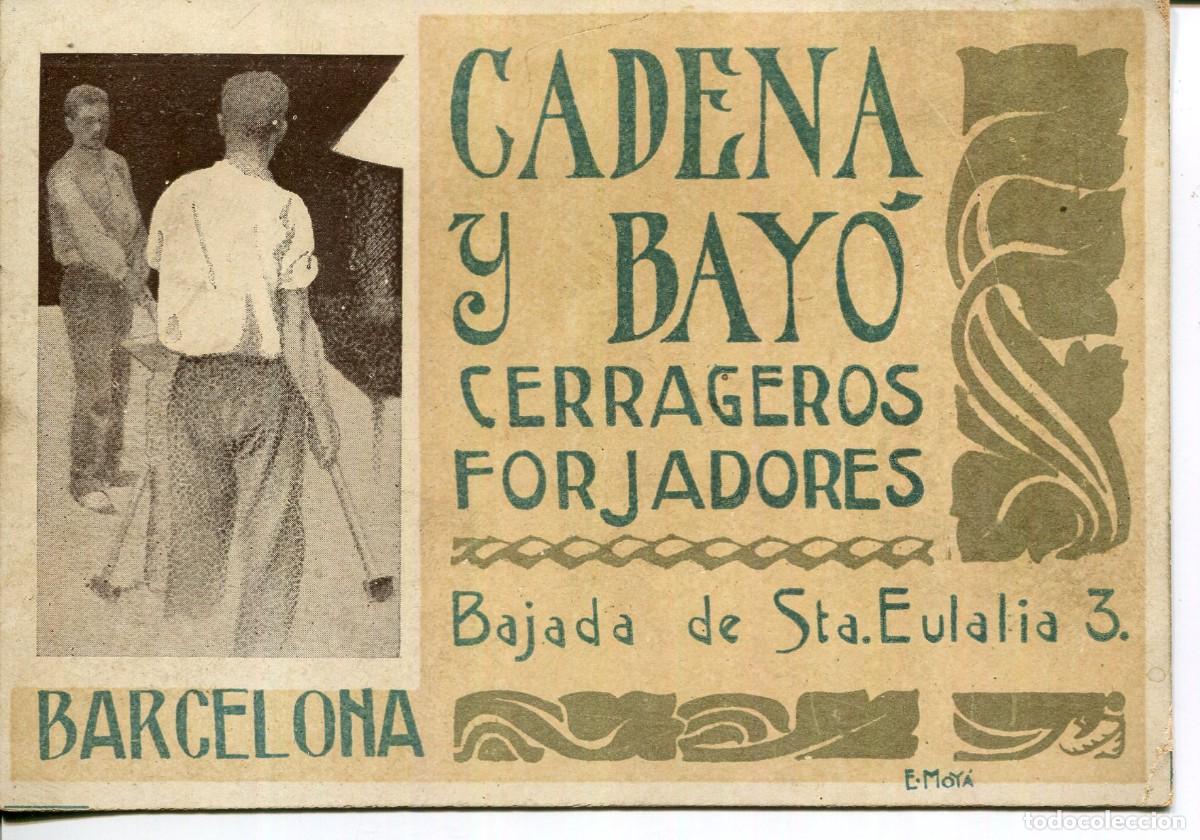 Cartoline: BARCELONA-CERRAGEROS FORJADORES-CADENA Y BAY&Oacute;--TARJETA