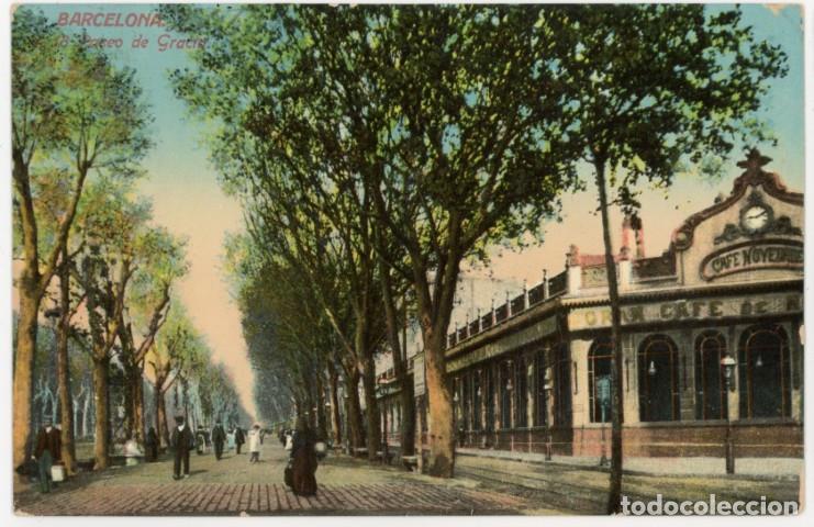Postales: a11454 Barcelona Paseo De Gracia Venini N&ordm;18 circulada sin sello