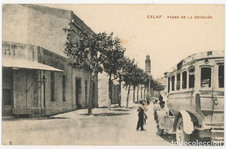 Postales: a11456 Calaf Paseo De La Estacion Friederichs sc autobus