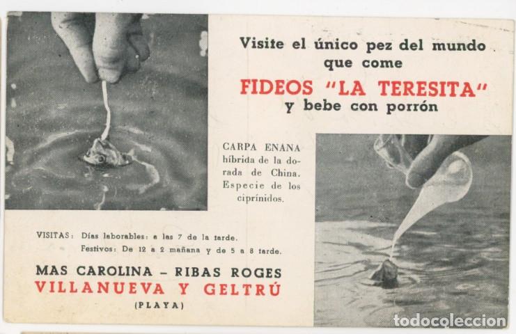 Postales: a11461 Vilanova I La Geltru Mas Carolina Ribes Roges circulada