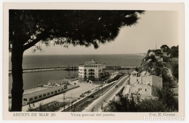 Postales: a11482 Arenys De Mar Vista Parcial Del Puerto Gasso N&ordm;20 fotografica sc