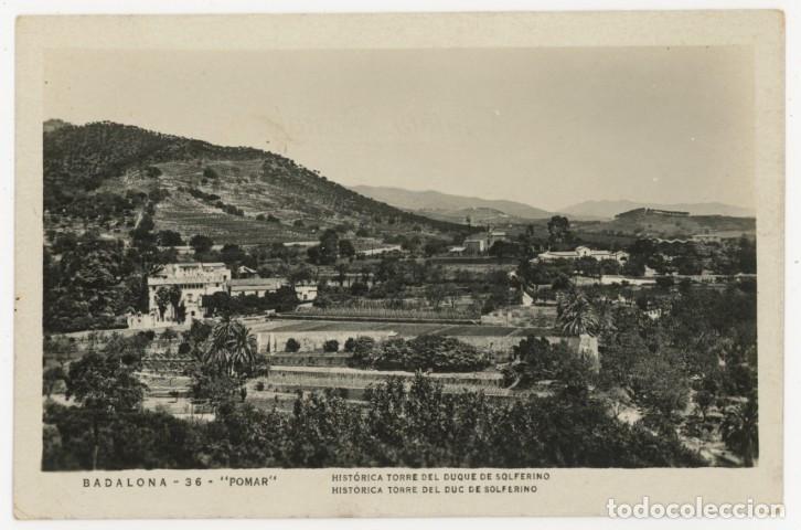 Postales: a11486 Badalona Historica Torre Del Duque De Solferino Pomar N&ordm;36 fotografica sc