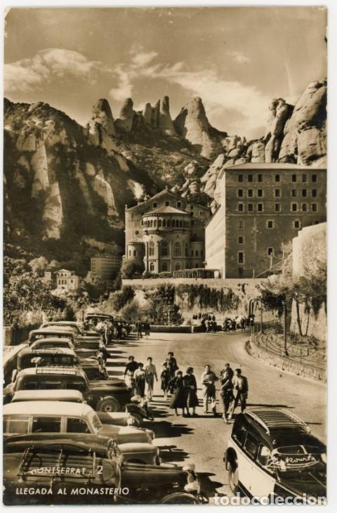 Postales: a11494 Montserrat Llegada Al Monasterio Zerkowitz N&ordm;2 fotografica escrita coches