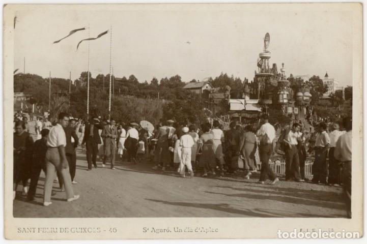 Postales: a11501 Sant Feliu De Guixols S' Agaro Un Dia D'aplec n&ordm;46 fotografica circulada muy animada rara