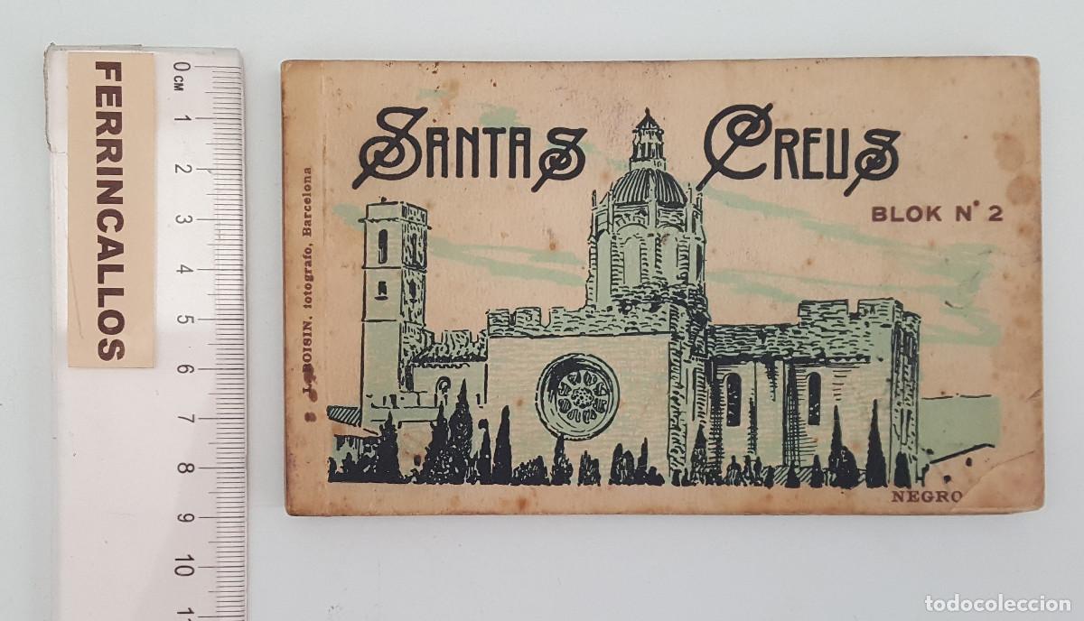 Postales: SANTAS CREUS BLOK N&ordm; 2 L.ROISIN 20 VISTAS NEGRO, CUADERNO BLOC, SANTES
